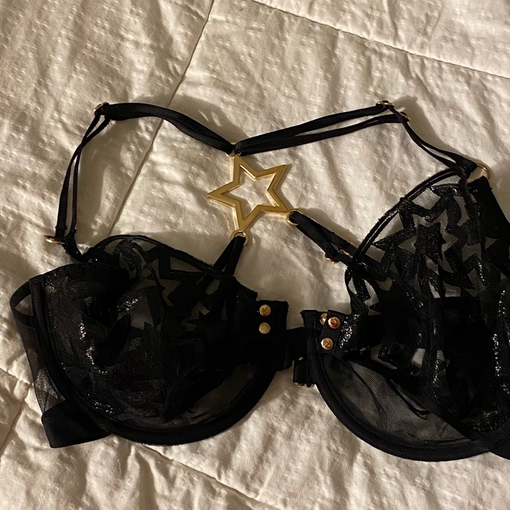 Honey Birdette front closing bra. Never worn.